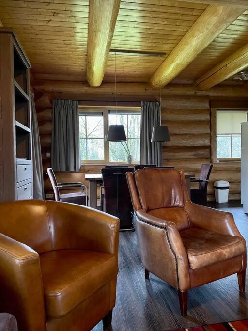 Unieke Houten Villa Met Sauna In Twente - 6P Den Ham Extérieur photo