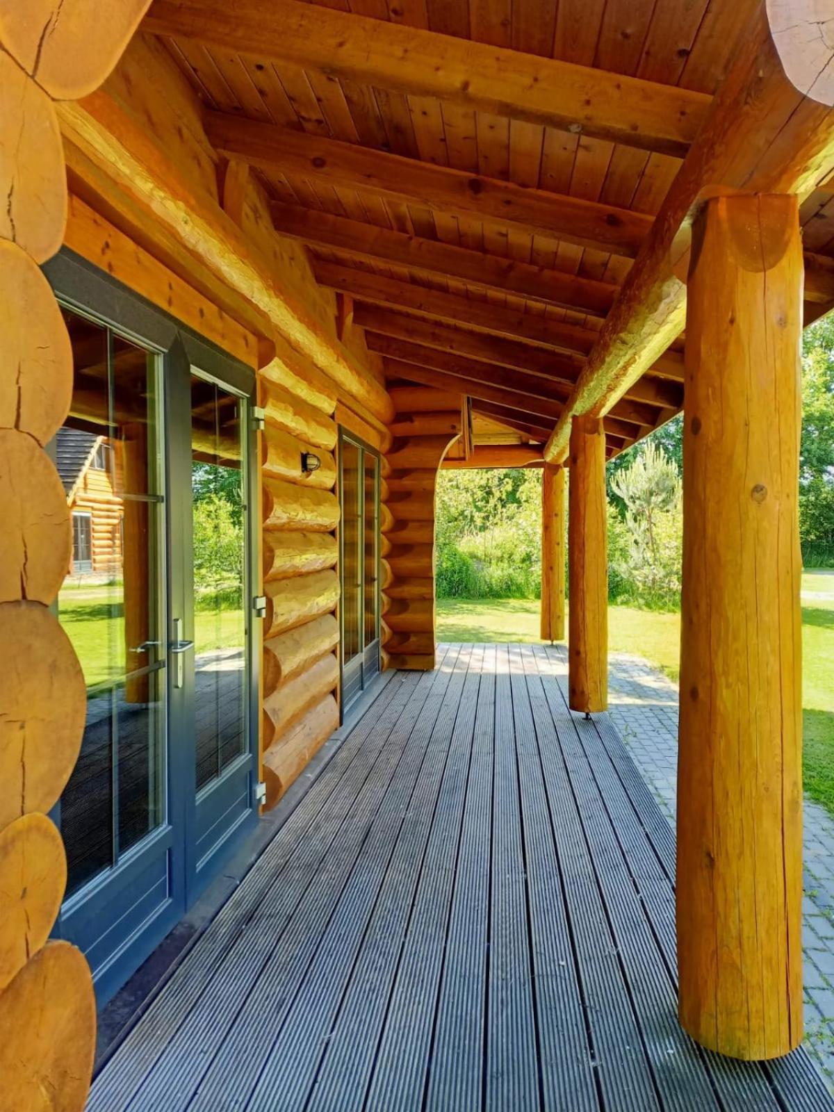 Unieke Houten Villa Met Sauna In Twente - 6P Den Ham Extérieur photo