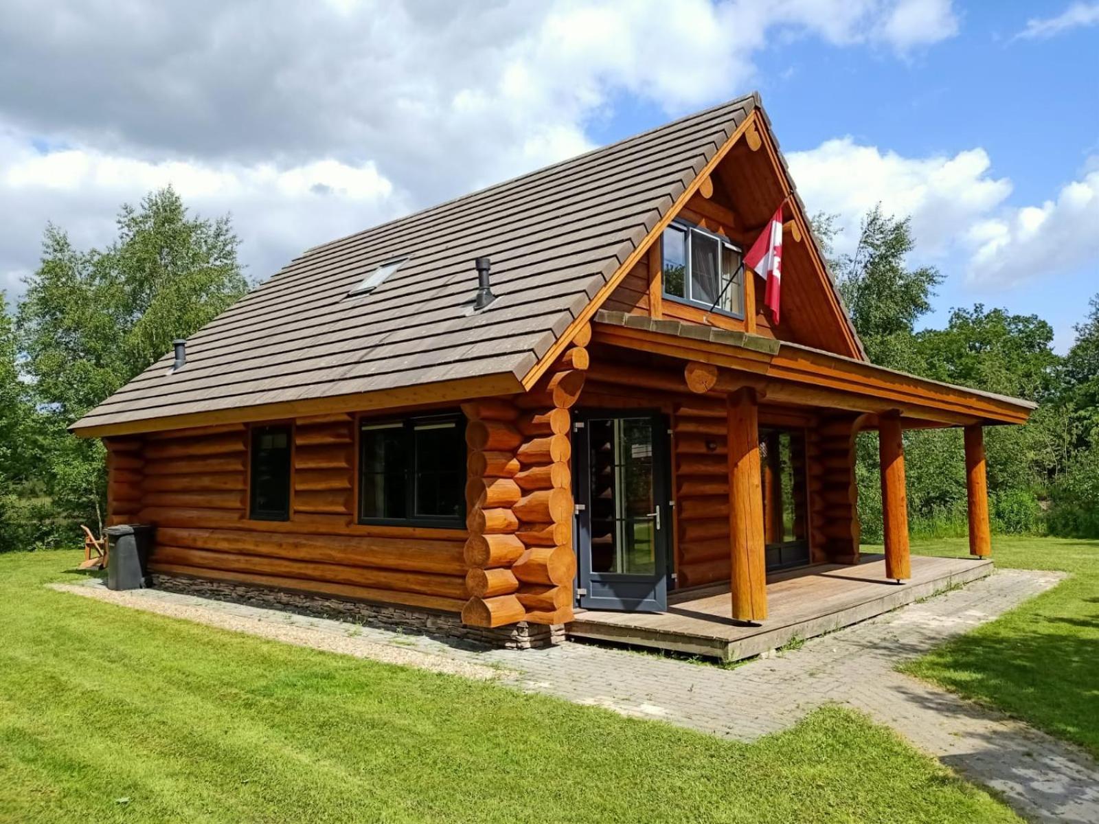 Unieke Houten Villa Met Sauna In Twente - 6P Den Ham Extérieur photo