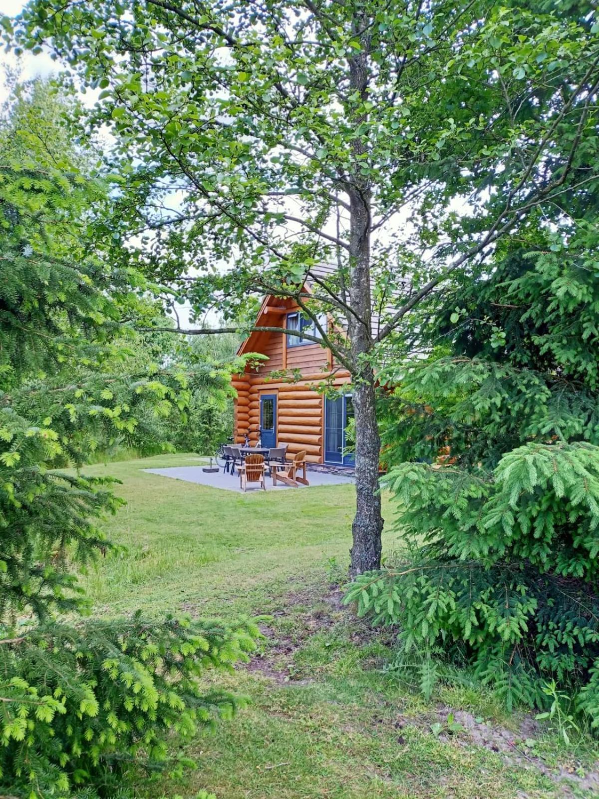 Unieke Houten Villa Met Sauna In Twente - 6P Den Ham Extérieur photo