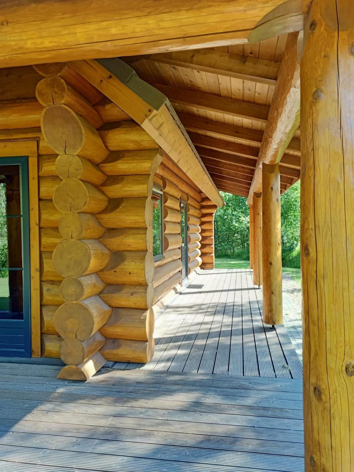 Unieke Houten Villa Met Sauna In Twente - 6P Den Ham Extérieur photo